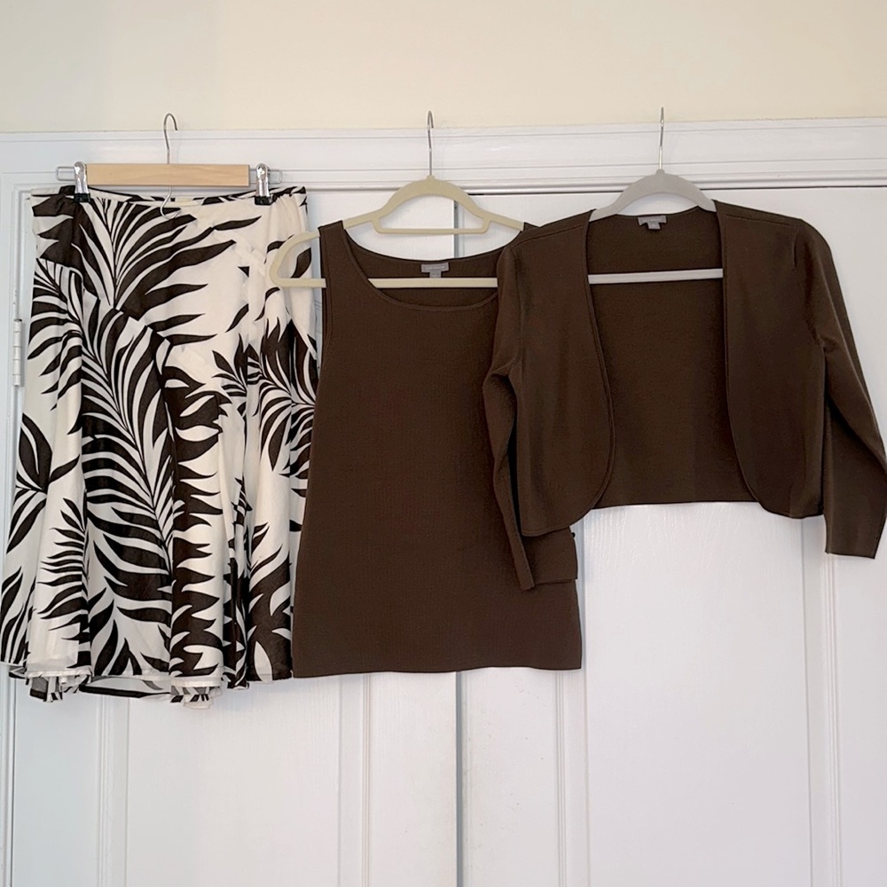 Ann Taylor 3-Piece silk/linen